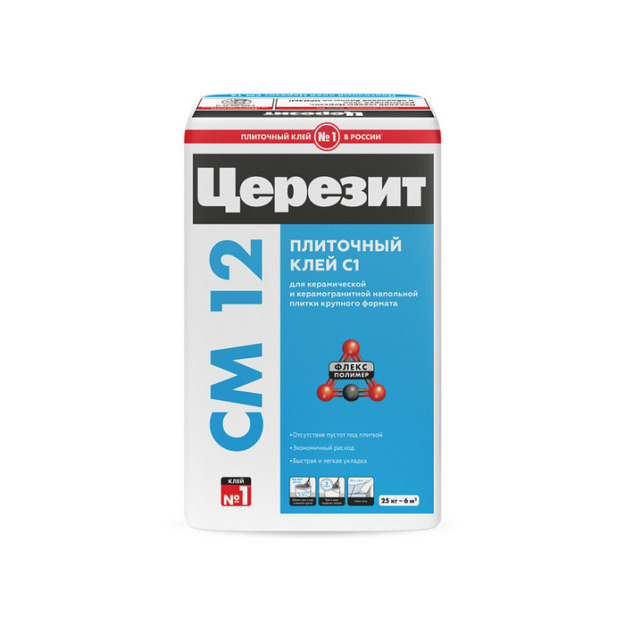 Ceresit CM 12 Клей д/керамогр крупноф плитки 25 кг